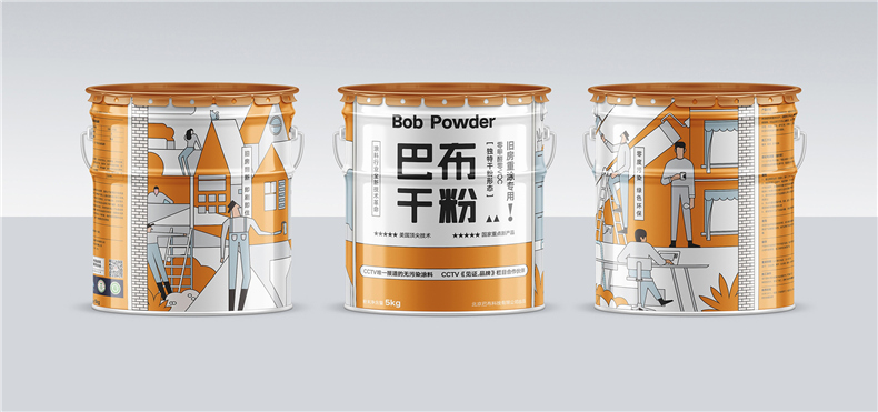 【工業(yè)產(chǎn)品包裝設計】 墻面涂料包裝設計 建材產(chǎn)品包裝設計