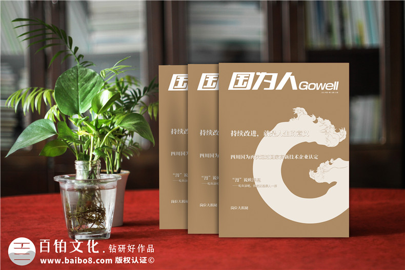 企業(yè)文化宣傳刊物-公司內部?jì)瓤O計及印刷