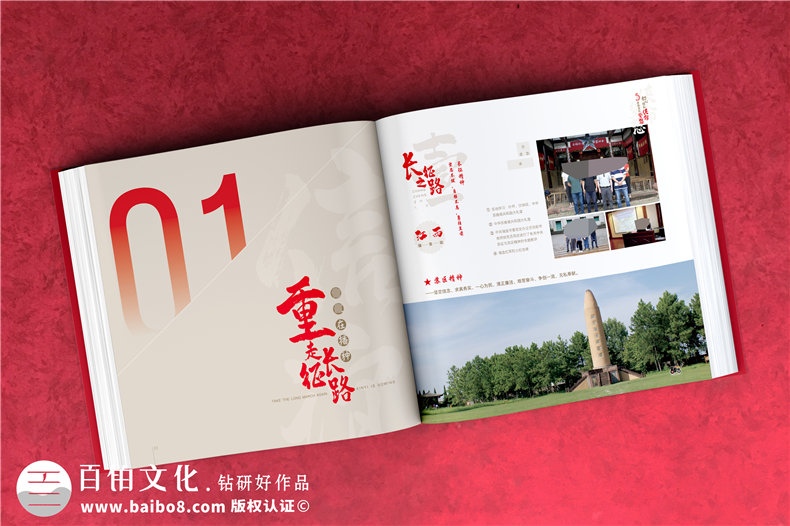建黨100周年紀念冊-制作獻禮建黨一百周年畫(huà)冊的設計方案
