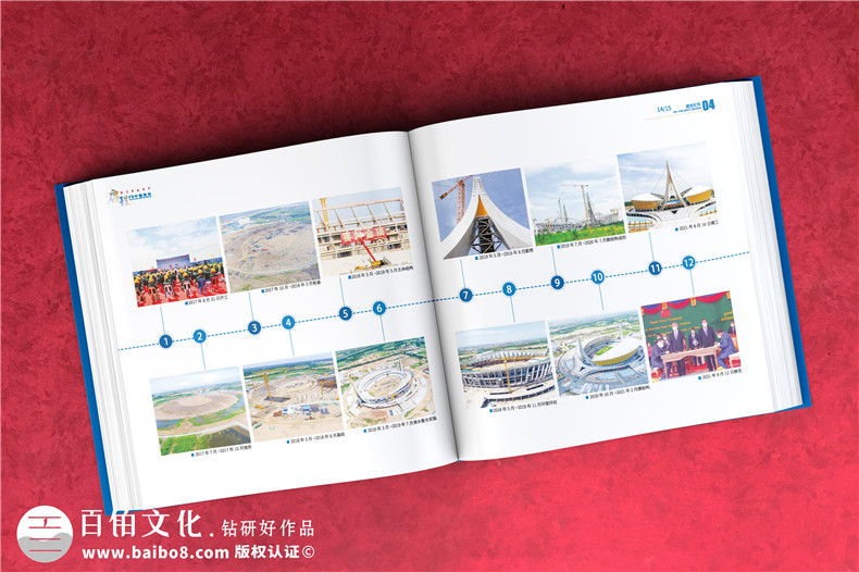 重大工程項目成果紀念畫(huà)冊-援建體育場(chǎng)工程完工影像圖冊怎么編寫(xiě)
