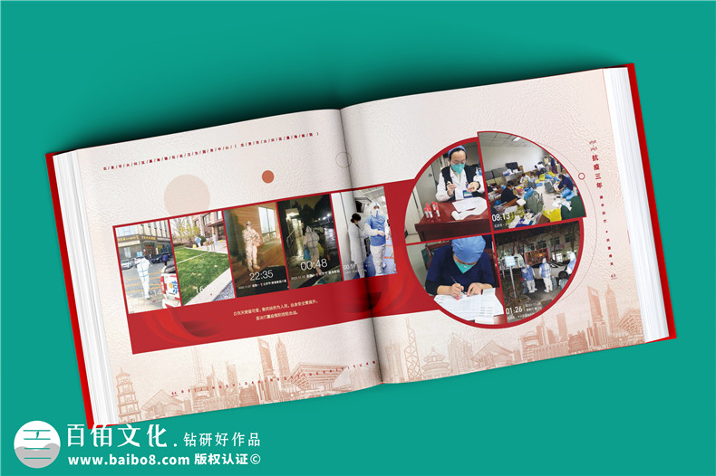 3年抗疫紀念冊-記錄2020-2022社區醫院抗擊疫情防控的畫(huà)冊