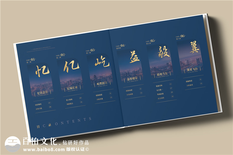企業(yè)周年慶宣傳畫(huà)冊-企業(yè)成立十周年紀念冊
