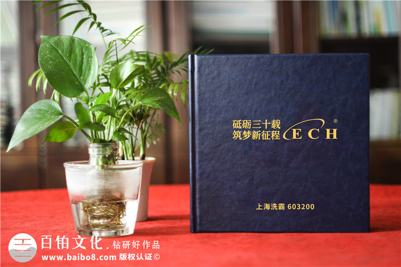 上市集團公司三十周年紀念冊-企業(yè)發(fā)展成果回顧畫(huà)冊設計
