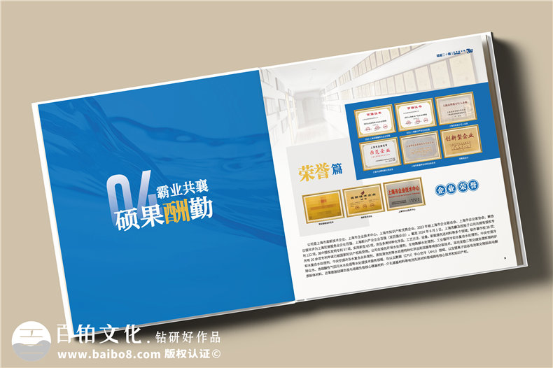 上市集團公司三十周年紀念冊-企業(yè)發(fā)展成果回顧畫(huà)冊設計
