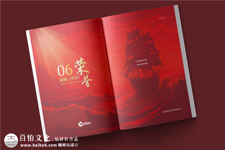 化工企業(yè)20周年紀念冊設計-公司整合發(fā)展大事記畫(huà)冊