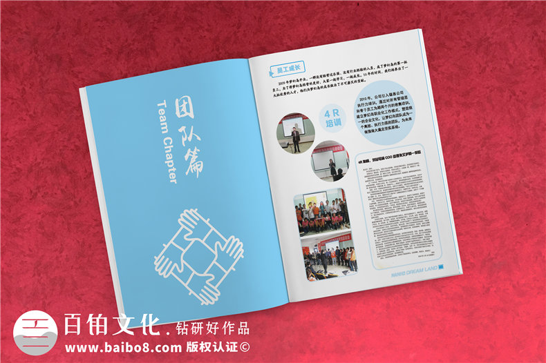 企業(yè)成立十周年文化畫(huà)冊設計-園區10年成長(cháng)紀念相冊式宣傳冊策劃