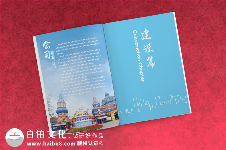 企業(yè)成立十周年文化畫(huà)冊設計-園區10年成長(cháng)紀念相冊式宣傳冊策劃