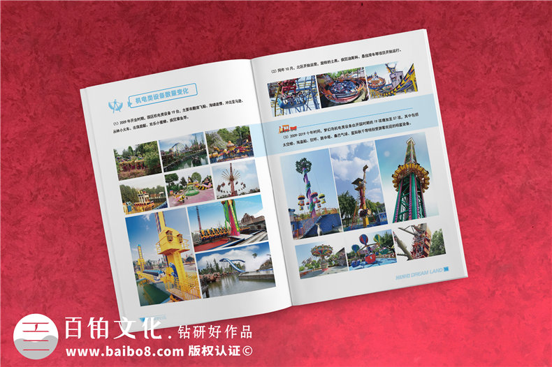 企業(yè)成立十周年文化畫(huà)冊設計-園區10年成長(cháng)紀念相冊式宣傳冊策劃