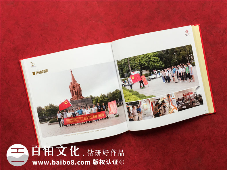 企業(yè)周年慶紀念冊方案設計-記載企業(yè)團隊工作風(fēng)采