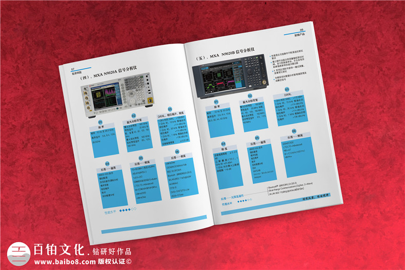 科技公司產(chǎn)品宣傳手冊設計,射頻產(chǎn)品樣本畫(huà)冊目錄內頁(yè)排版