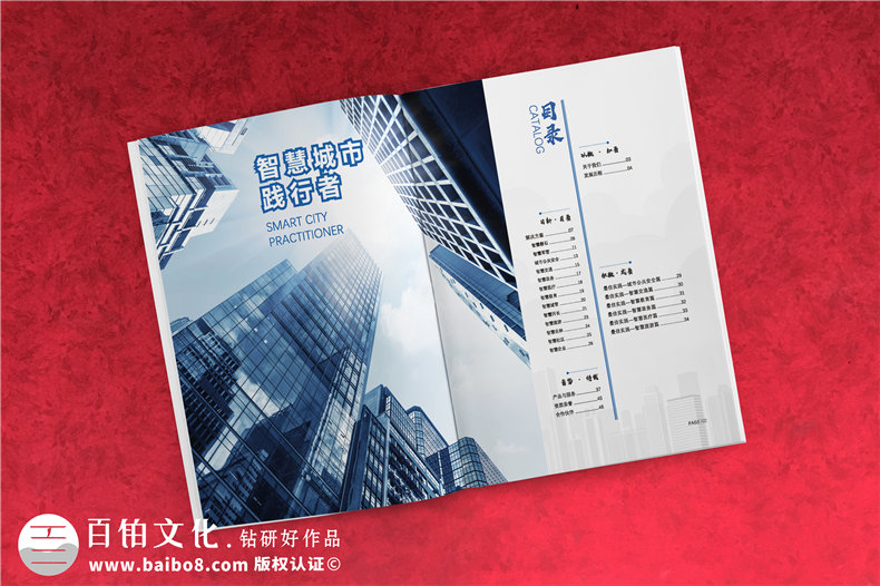 智能科技信息技術(shù)公司畫(huà)冊設計-智慧城市產(chǎn)品宣傳冊彩頁(yè)