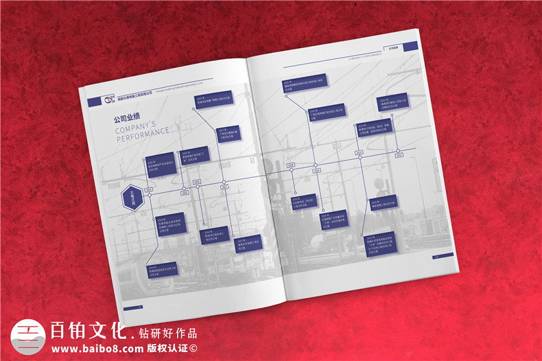 鐵路工程公司業(yè)務(wù)宣傳冊設計-建筑路橋施工單位品牌畫(huà)冊制作