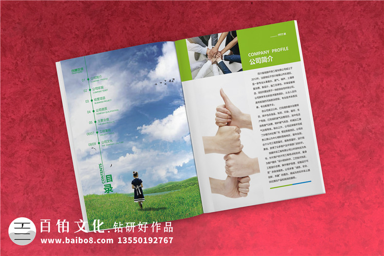 環(huán)衛公司宣傳冊制作 進(jìn)行環(huán)保公司畫(huà)冊設計、引導落實(shí)環(huán)保理念