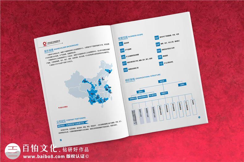 建材公司宣傳冊設計怎么做-礦業(yè)工程公司畫(huà)冊
