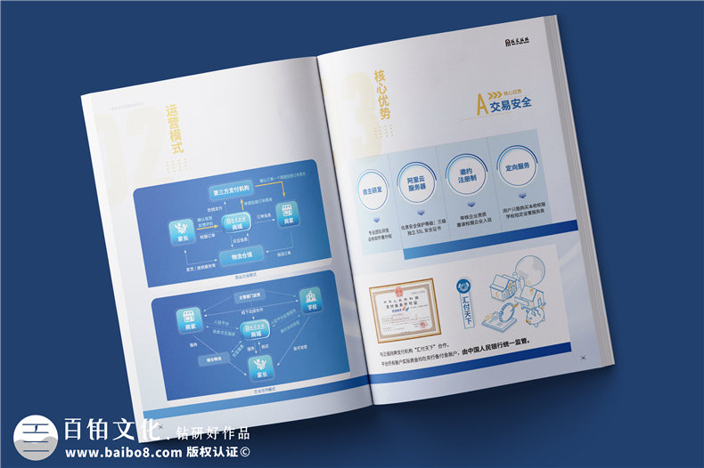 電商平臺簡(jiǎn)介宣傳冊設計-校服電商采購平臺畫(huà)冊