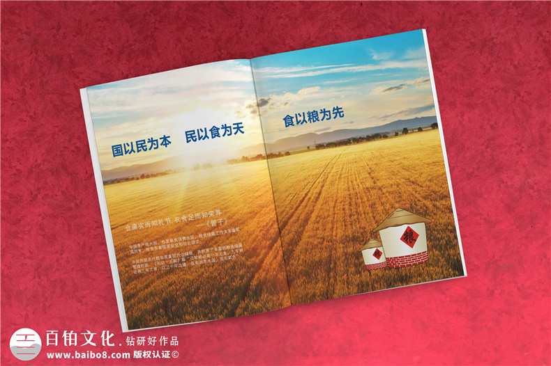 農業(yè)科技公司宣傳畫(huà)冊設計-低溫生態(tài)儲糧高新技術(shù)企業(yè)樣本印刷制作
