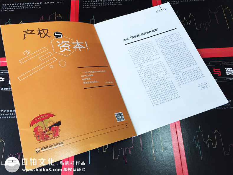 《產(chǎn)權與資本》企業(yè)內刊設計-公司形象畫(huà)冊