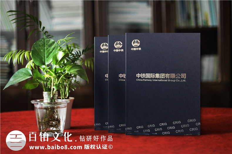 集團公司畫(huà)冊設計-高端大氣創(chuàng  )意企業(yè)形象宣傳冊印刷制作-中鐵國際