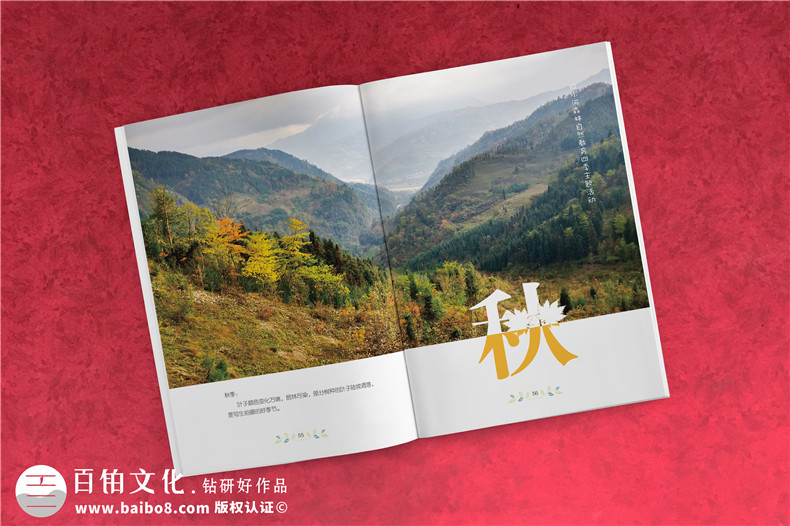 景區宣傳畫(huà)冊?xún)软?yè)版式設計-旅游景點(diǎn)森林自然資源教育手冊怎么做?