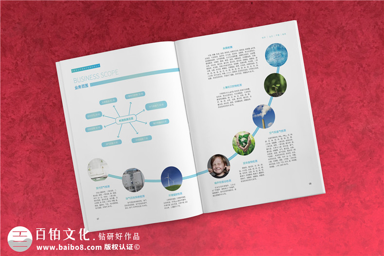 【案例】環(huán)境檢測公司宣傳冊設計（純實(shí)拍）
