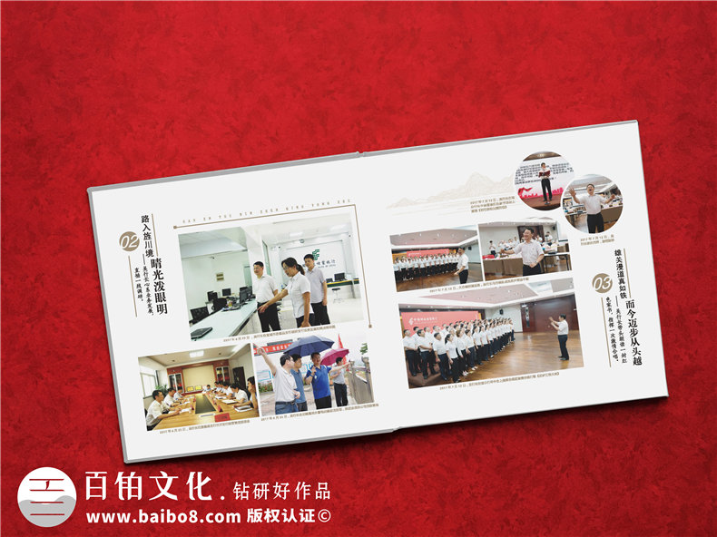 銀行行長(cháng)退休紀念冊-單位老總調職個(gè)人風(fēng)采掠影畫(huà)冊
