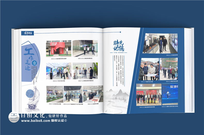 領(lǐng)導個(gè)人工作相冊-工作照片書(shū)回憶錄制作