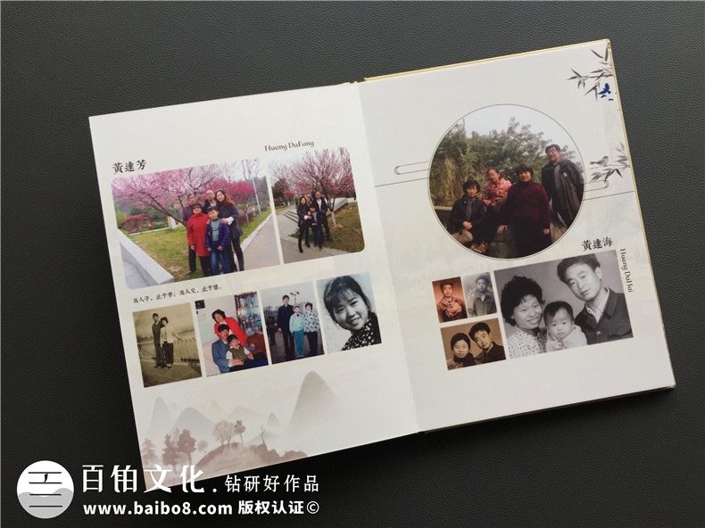 全家福紀念冊制作方式 一本全家福紀念冊留住美好,紀念親情！