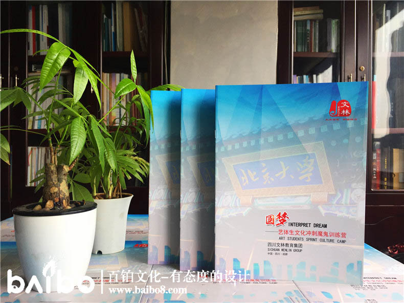 怎么制作招生宣傳手冊設計