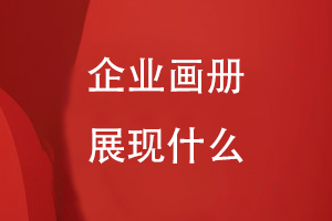企業(yè)畫(huà)冊展現什么